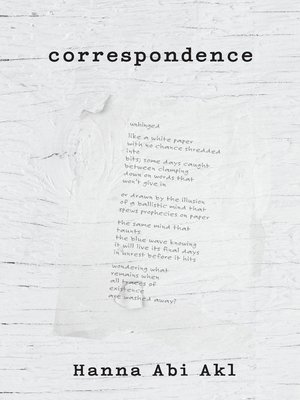 cover image of Correspondence